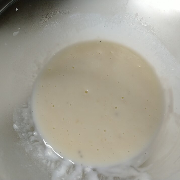 少量欲しいときに簡単☆レンジでホワイトソース
